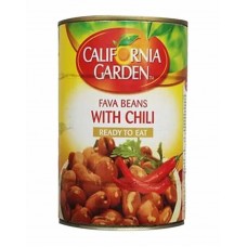 California Garden Fava Beans With Chilli 450g